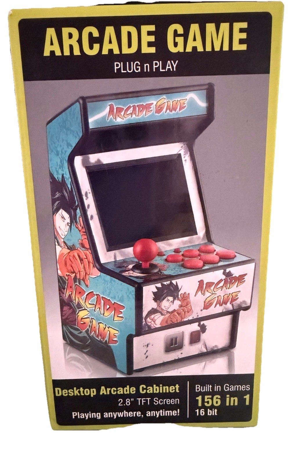 Mini Arcade Machine with 156 Classic Games and 2.8 Inch Color Display