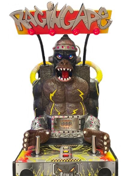 Raging Ape Arcade Game Marquee Banner W/ Support Arms