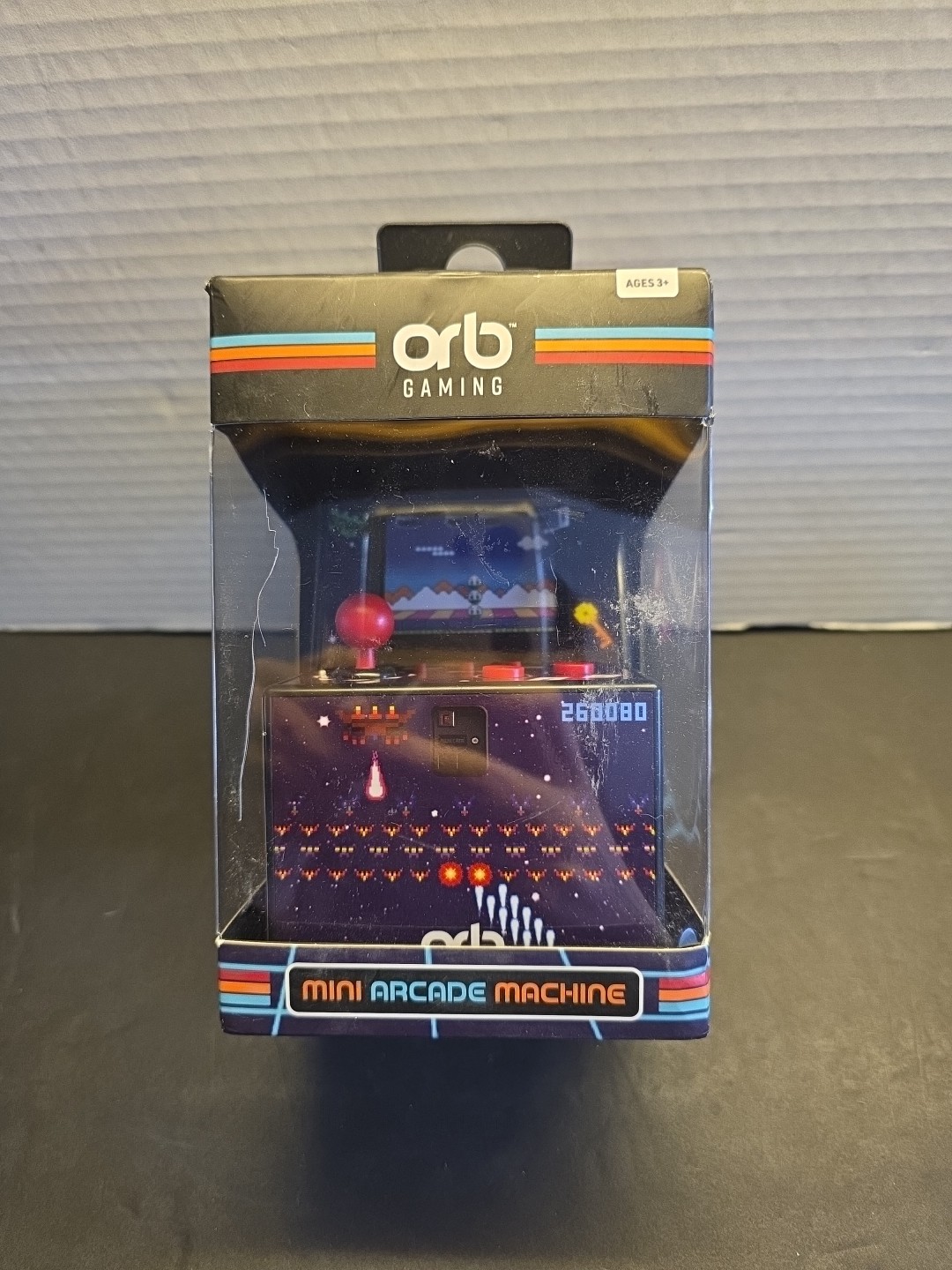 Orb Mini Arcade Machine 240 Built-In Games 8-Bit Retro Arcade Games 2.5” Screen