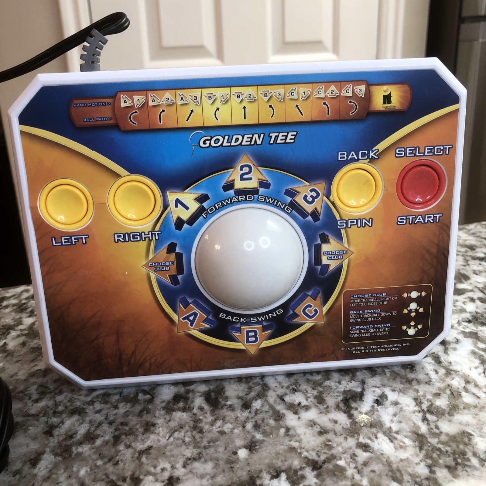 Jakks Pacific Golden Tee Golf Plug & Play TV Arcade Game 2011 Trackball Tested