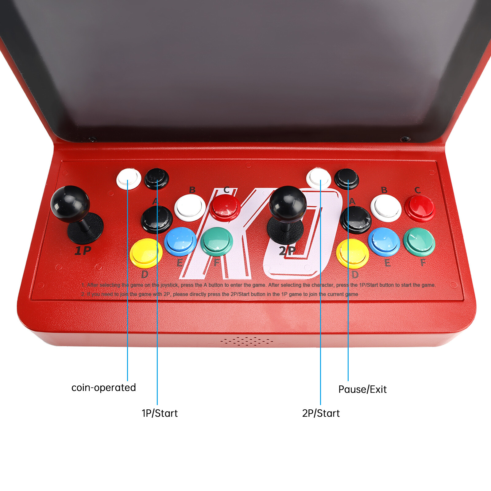17-inch 23000 Games in 1 Box Arcade Game Console For PC 2-4 Players Online Game`