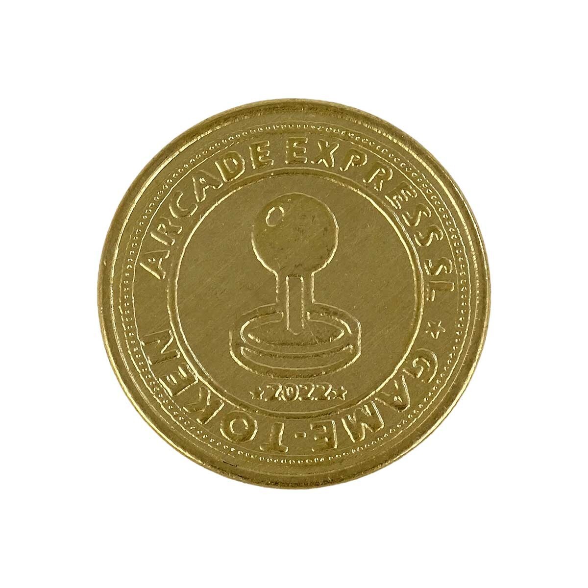 10 Arcade Tokens Coin 25mm Brass Game Token Coin Mech MAME JAMMA IL Compatible