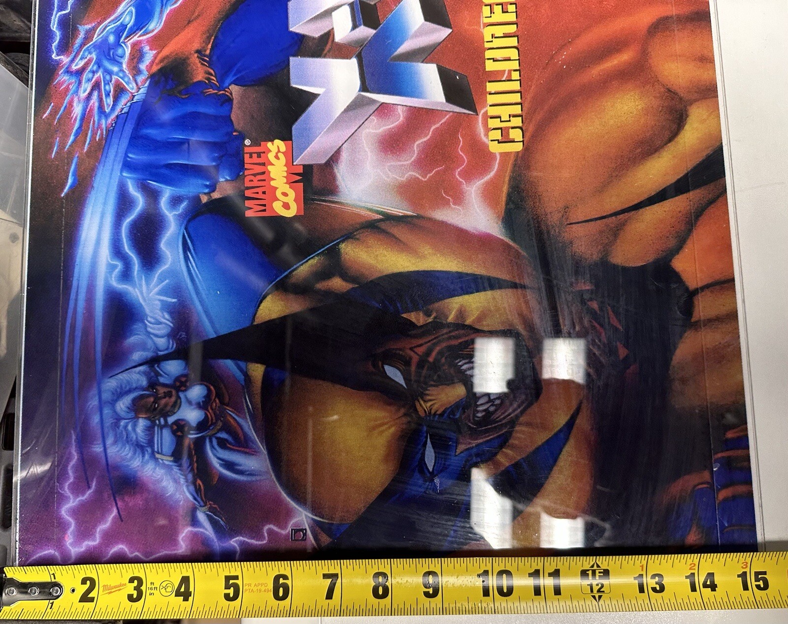 Capcom Arcade Video Game Original “X-Men” Marquee