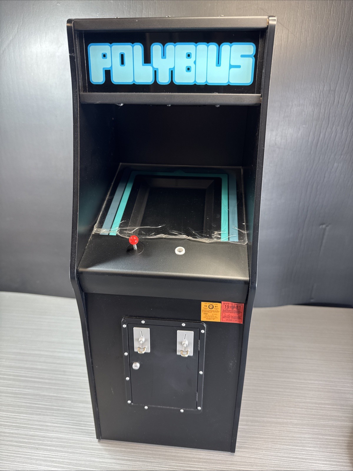 Polybius Numskull Quarter Arcades 1/4 Scale USB Charging Machine (see Descrip)