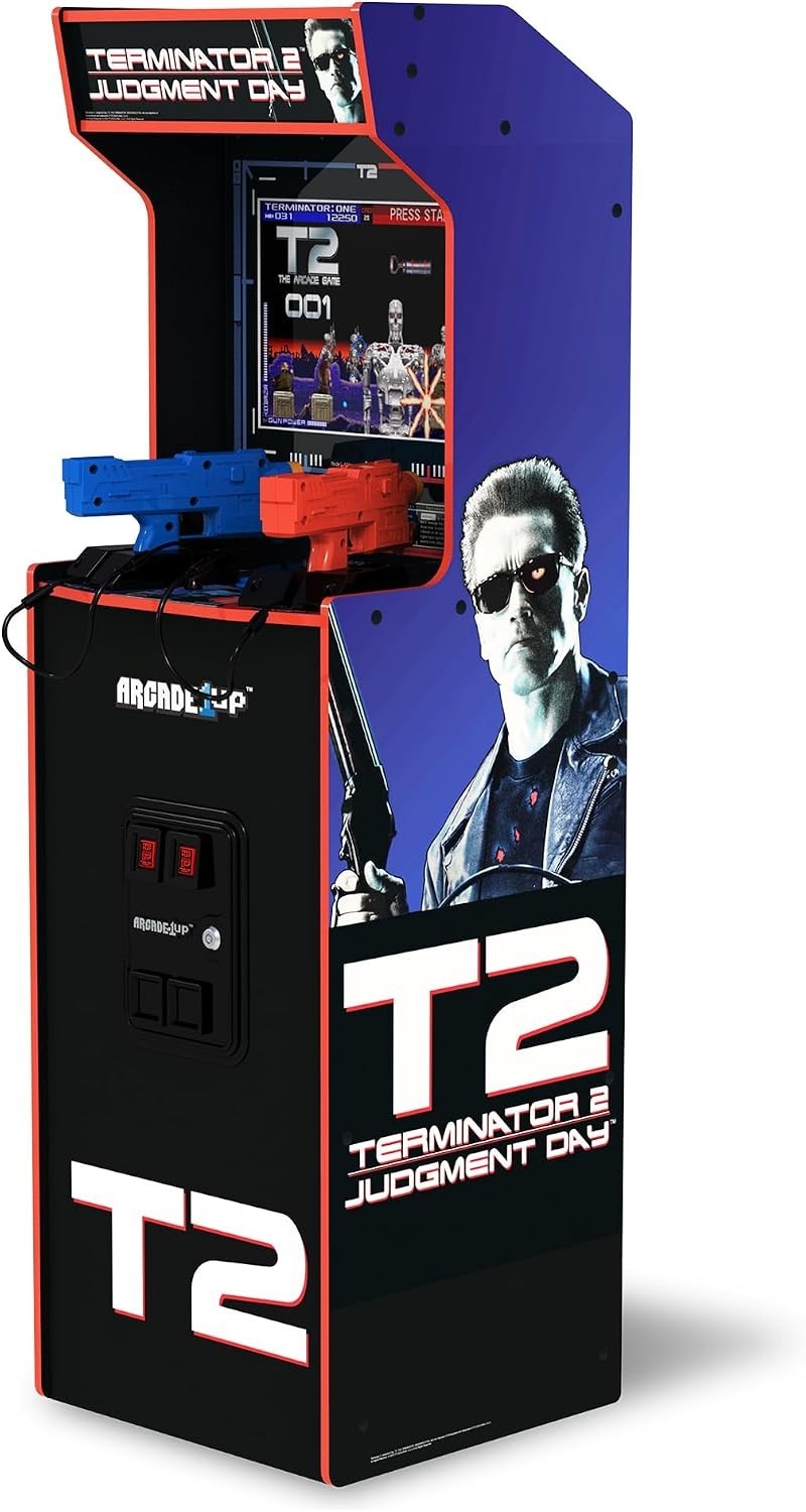Arcade1Up Terminator 2 Deluxe Arcade Machine 17-Inch BOE Color Monitor