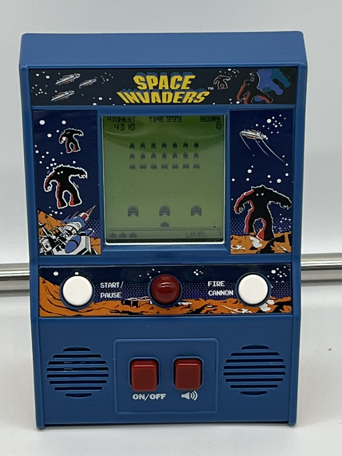 Space Invaders Handheld Mini Arcade By Taito Tested And Working