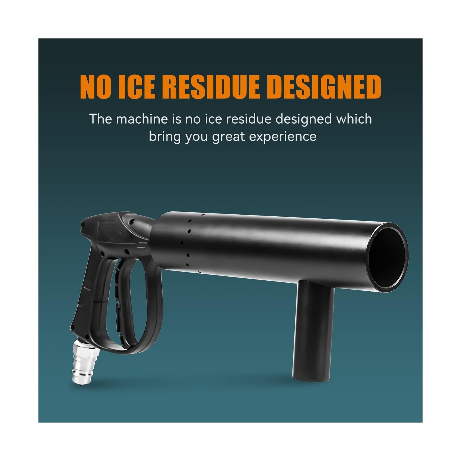 Mini CO2 Handheld Blaster, CO2 Jet Machine Night Club DJ Hand CO2 Cannon Black