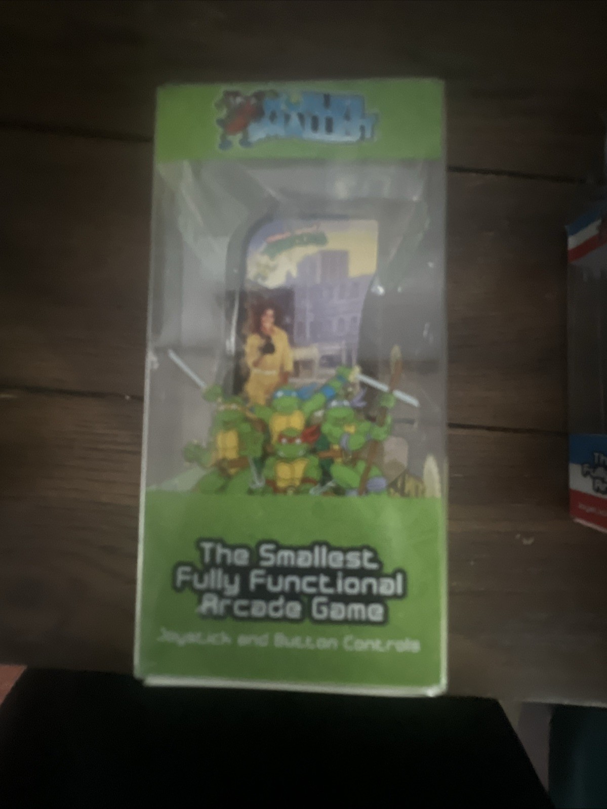 Konami Teenage Mutant Ninja Turtles Tiny Arcade Video Game Keychain Retro