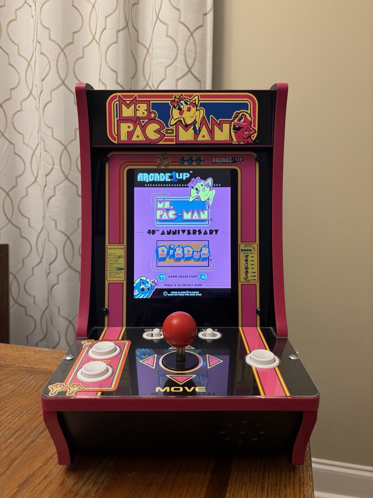 Ms. Pac-Man Limited Edition 40th Anniversary Countercade