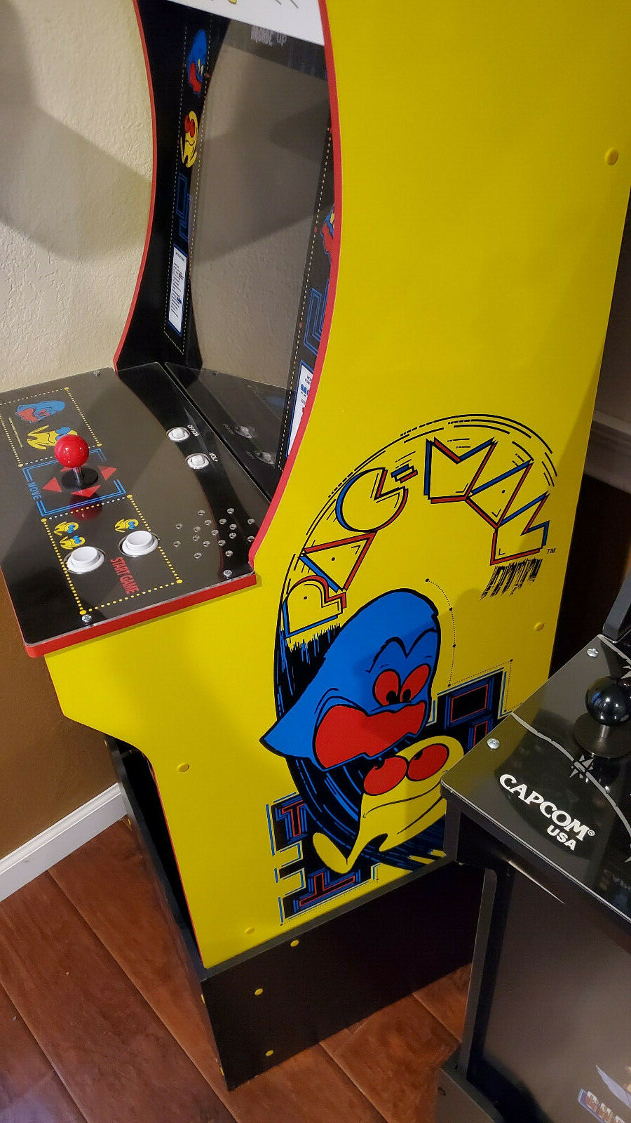 Arcade1up – Pacman / Pacman Legends- Screw Hole Caps/Covers Pac-Man
