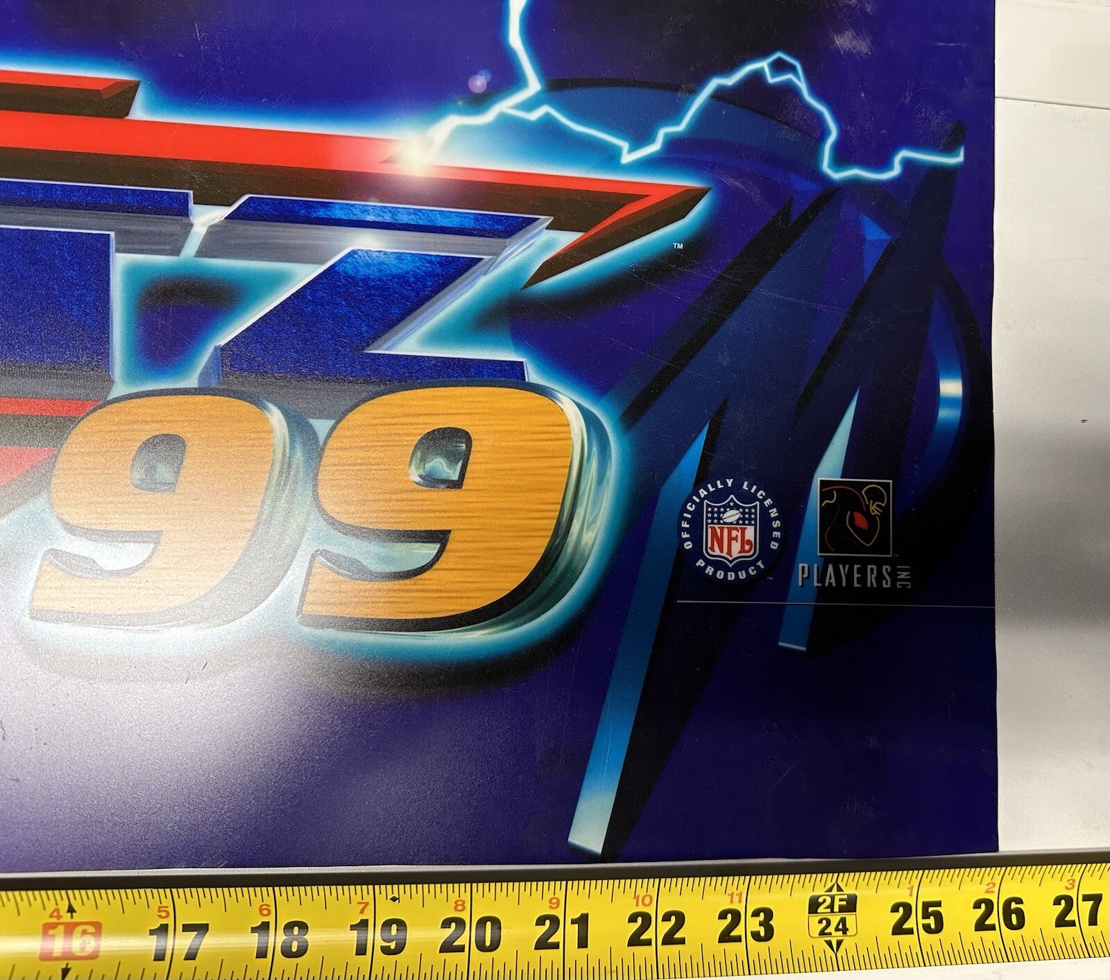 Blitz Arcade Video Game Original Midway Marquee Header