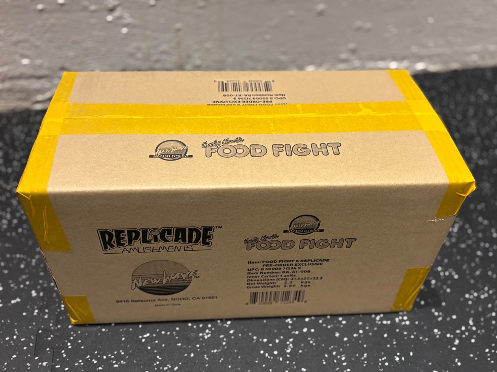 Replicade FOOD FIGHT Ltd PRE-ORDER EXCLUSIVE 1/6 Scale 12″ Mini Arcade – NEW