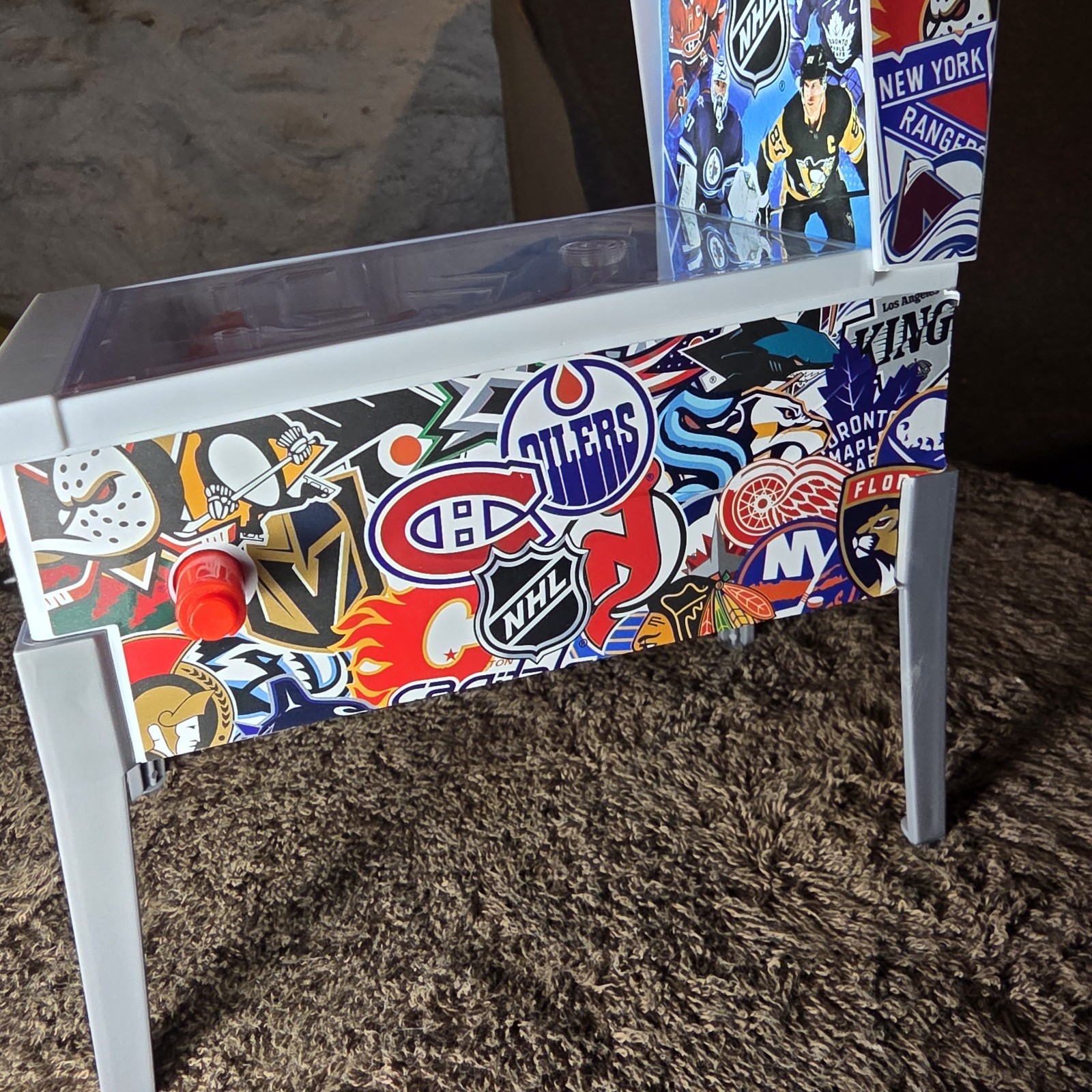 Merchant Ambassador NHL Hockey Mini Arcade Pinball Electronic Tabletop Toy Game