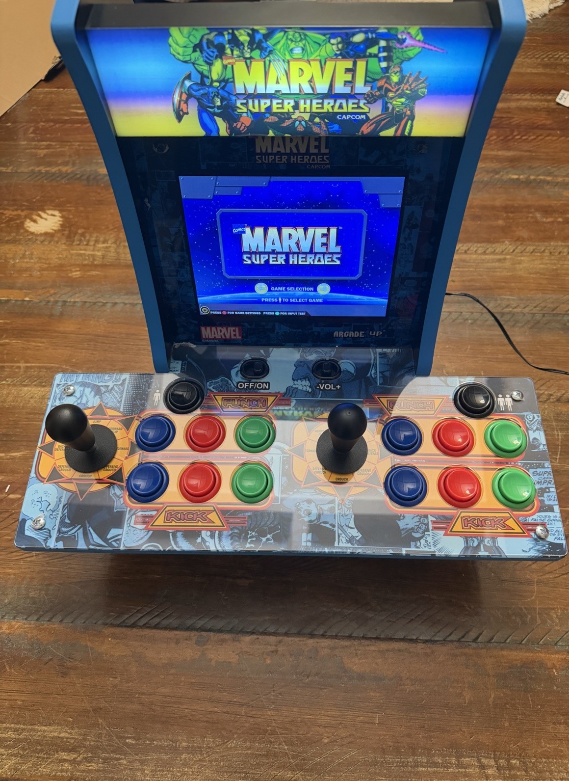 Arcade1Up Countercade Marvel vs Capcom X-Men Street Fighter Punisher