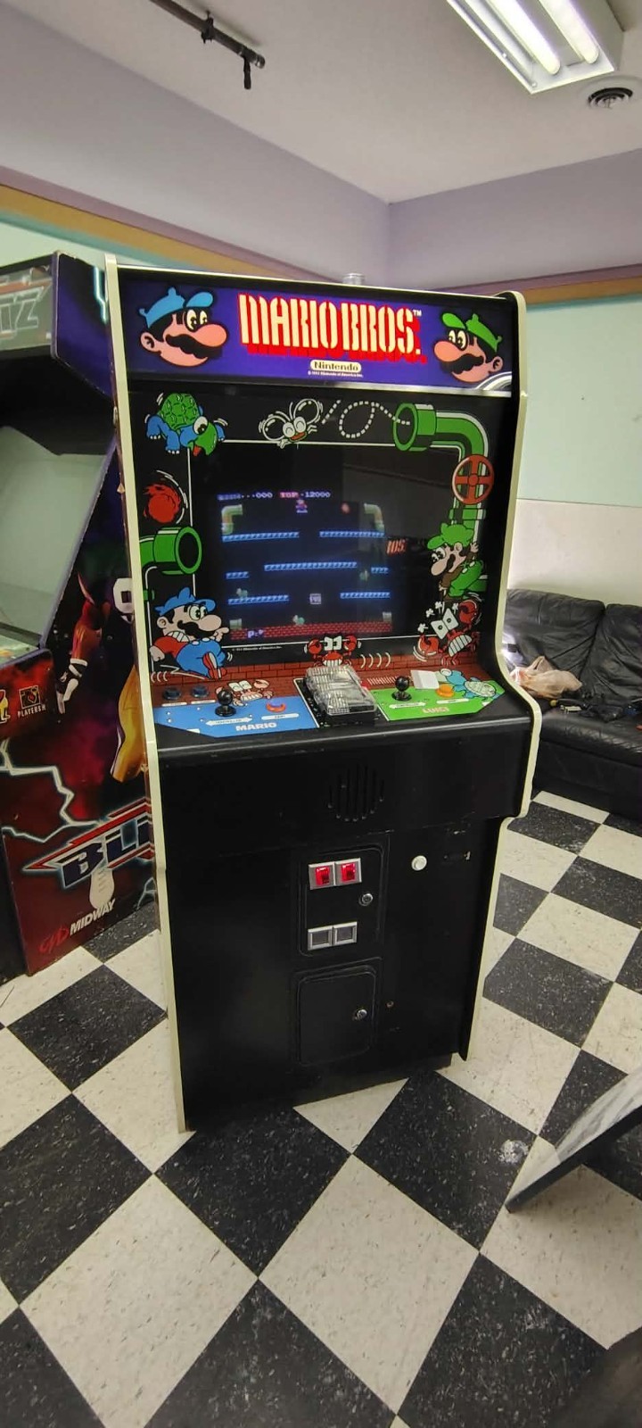 Nintendo Mario Bros Full Size Arcade Machine – Original And dedicated Wide Body