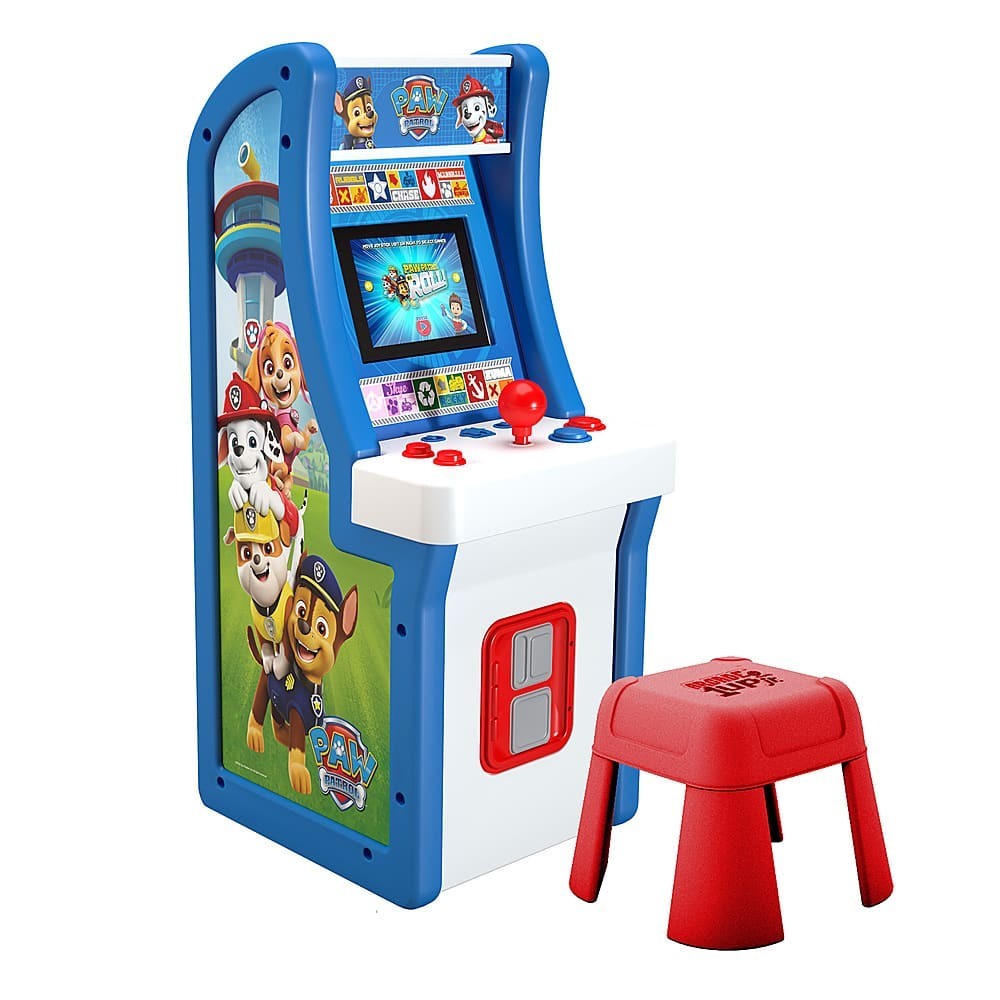 RARE BRAND NEW NIB Paw Patrol Arcade1up Machine With STOOL