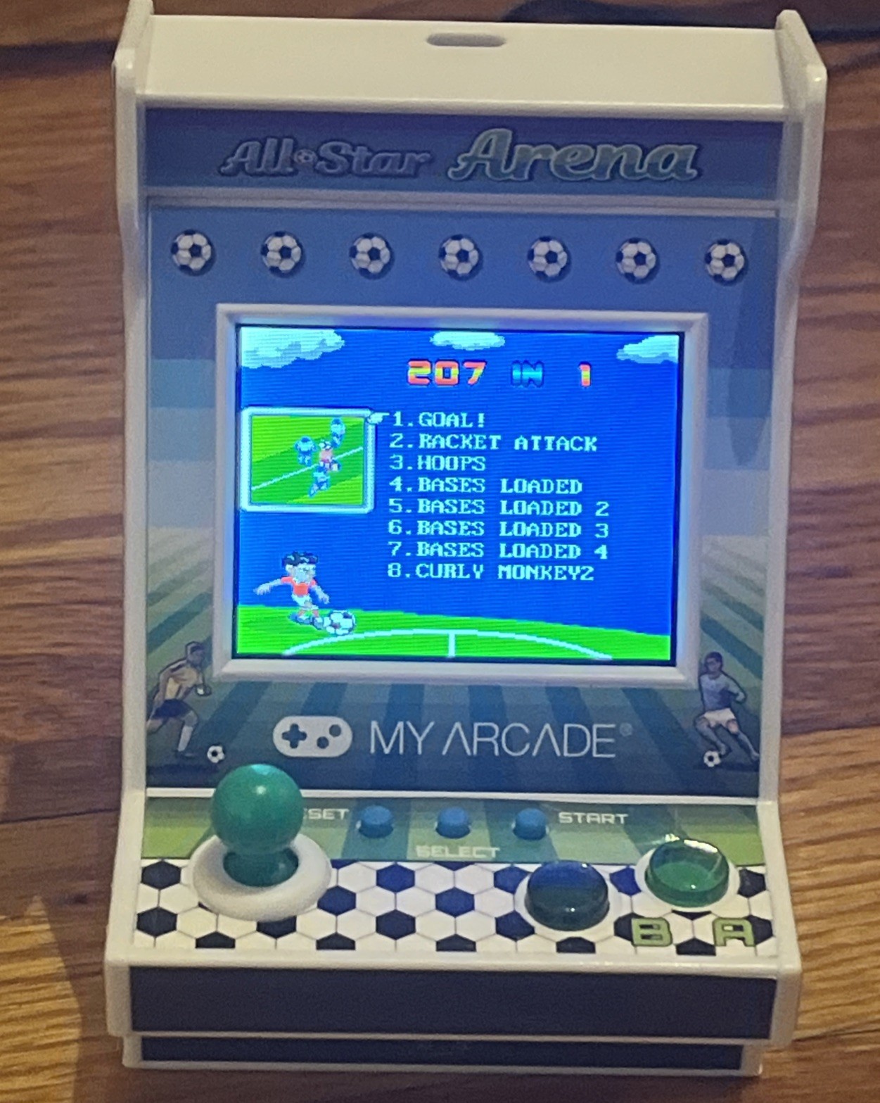 All-Star Arena Nano Player – 4.5″ Fully Playable Portable Mini Arcade Machine…