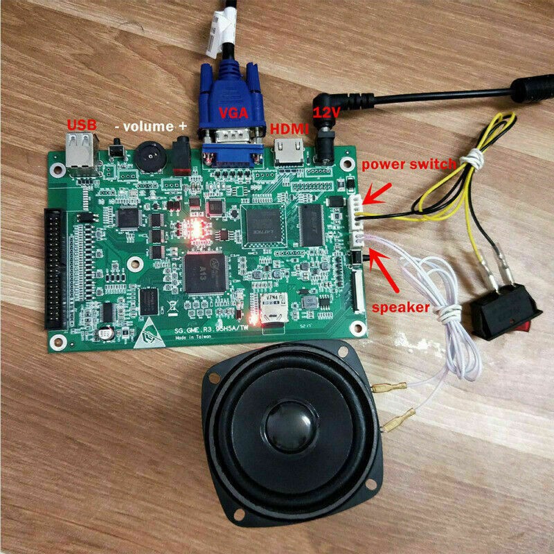 Arcade Kit 1300 IN 1 Games PCB Board 2 Players Video VGA for Pandor Box 6