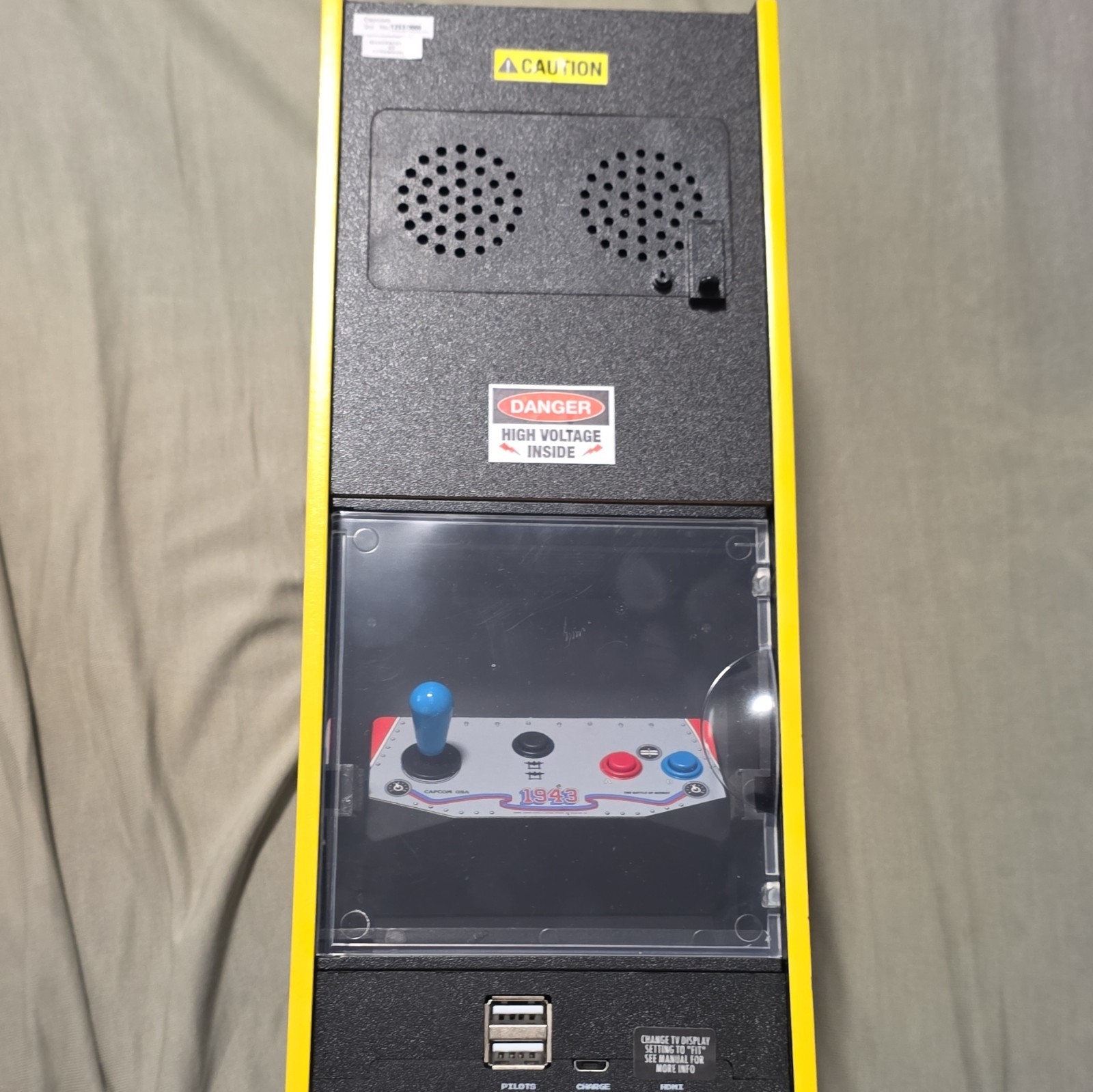 New Wave Toys 1943: The Battle of Midway Mini Arcade Cabinet Repro 2021