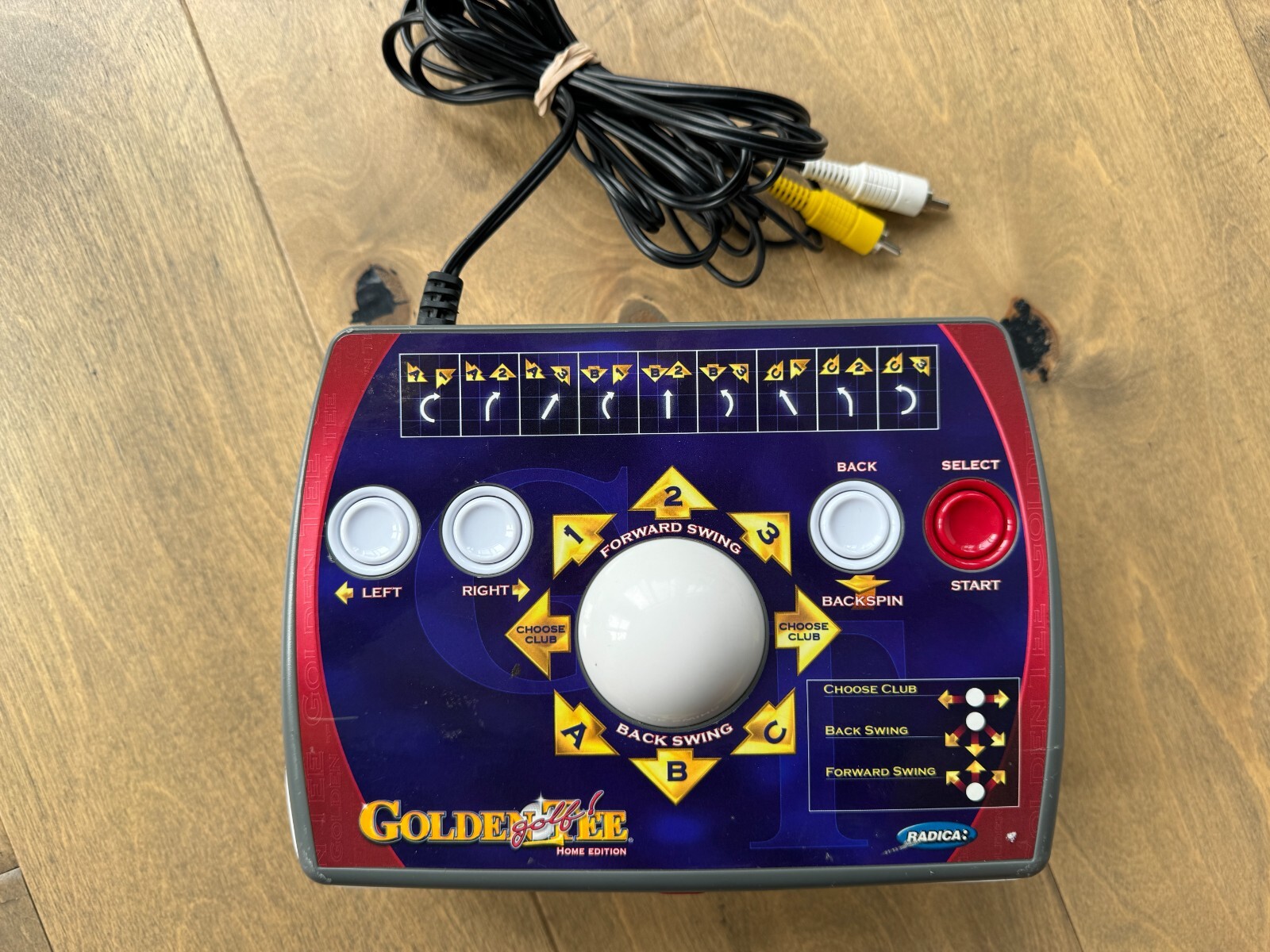 Radica Golden Tee Golf Home Edition Plug and Play TV Video Game TESTED WORKING