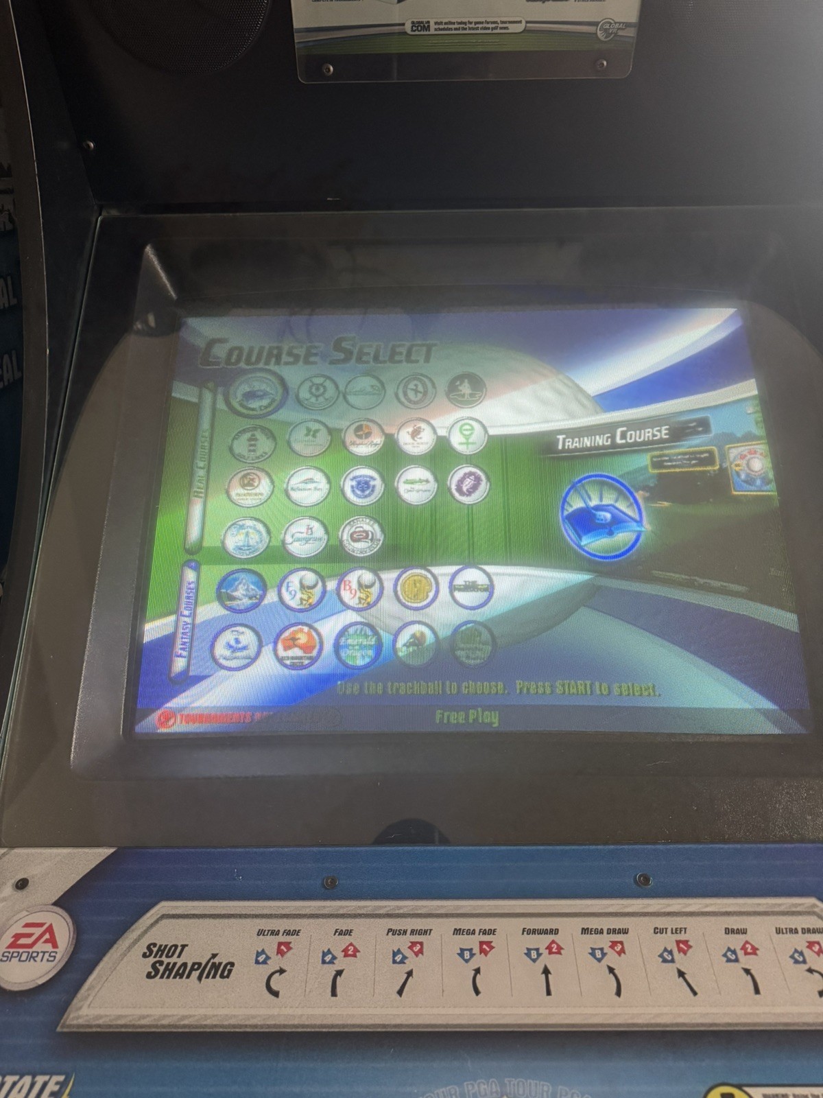 PGA Golf Tour Team Challenge Arcade Game with All Access Pass or online play?