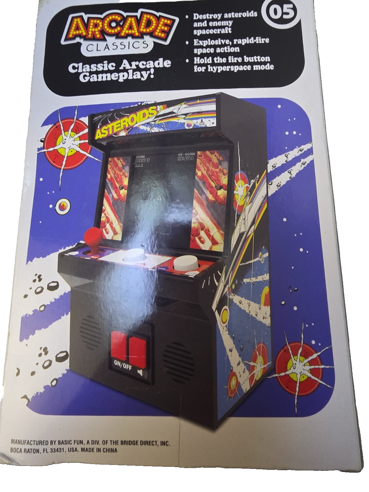 ASTEROIDS Arcade Classics #05 Retro Mini Handheld Video Game Brand NEW Sealed