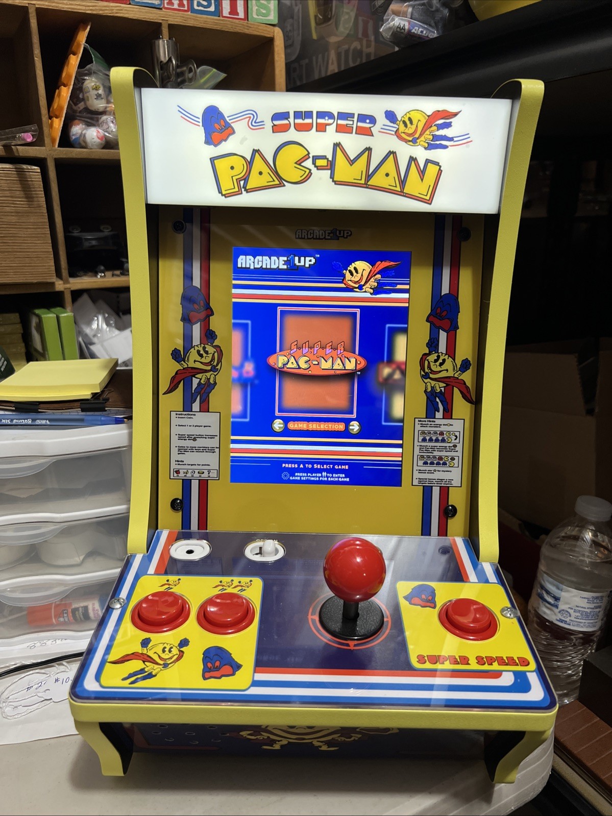 Arcade1Up Pac-Man Countertop Arcade Machine Tested & Working – Retro #7427