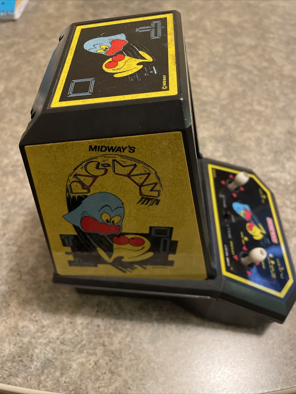 Vintage 1982 Midway’s PAC-MAN Mini Table Top Arcade Video Game. Working!