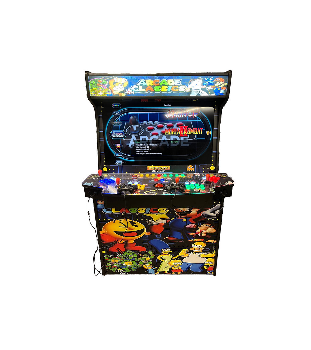 Fully Loaded 4 Player Upright With A 43″ Monitor!