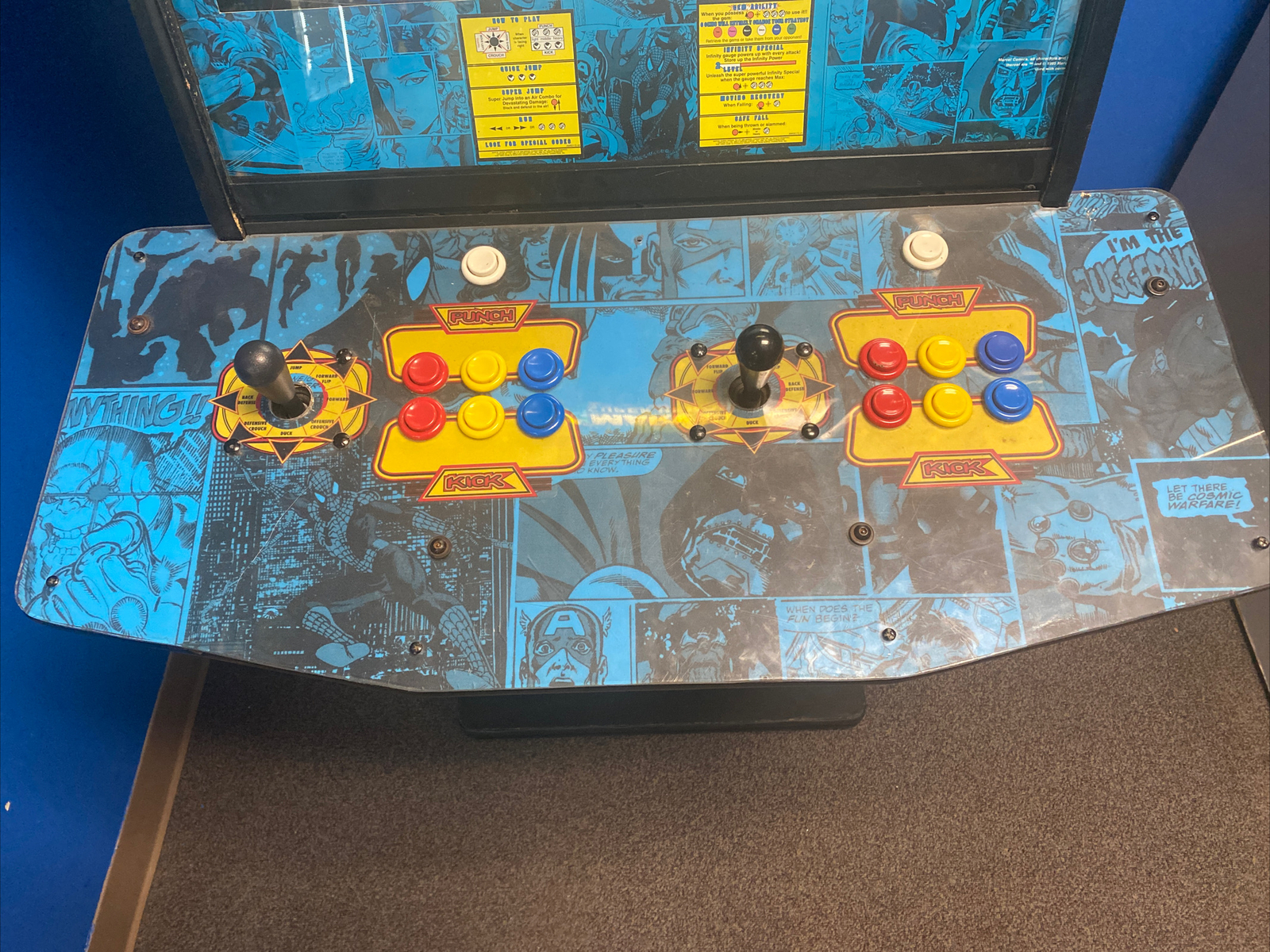 Marvel Super Heroes – Authentic Arcade Machine Working!! —See Details for more!