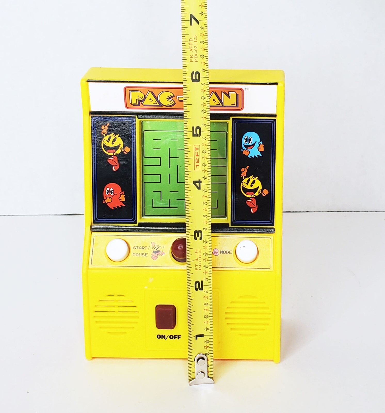 Pac-Man Mini Arcade Game 6″ Handheld Machine Basic Fun Portable Battery Operated