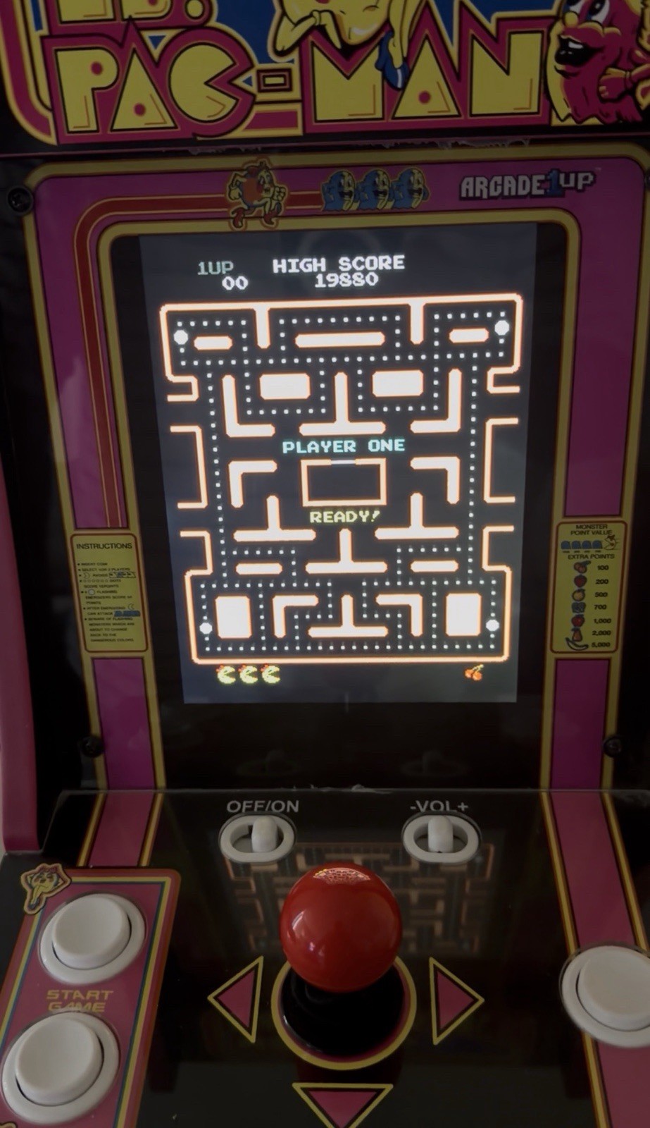 Arcade1Up Ms. Pac-Man 40th Anniversary Arcade