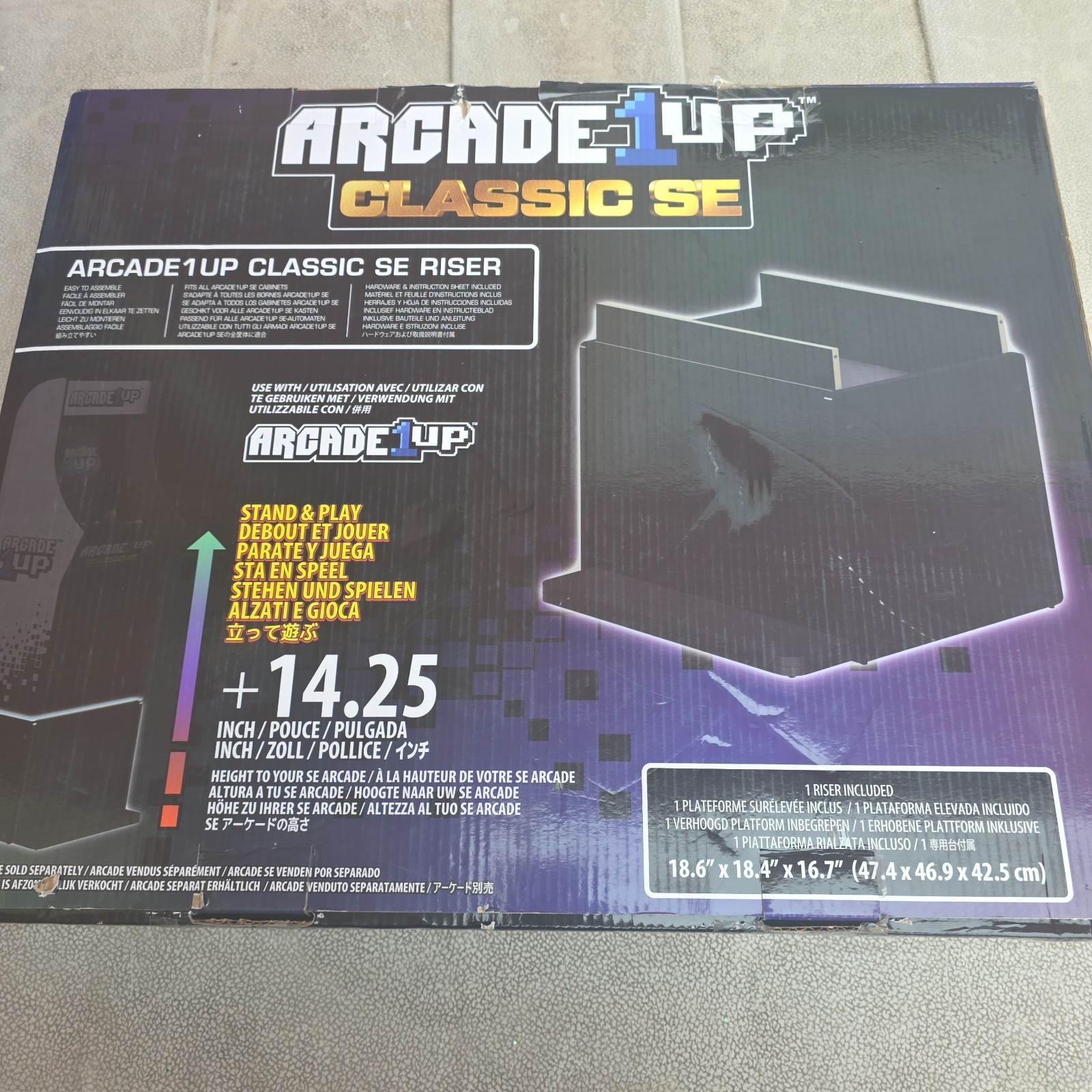 Arcade1Up Classic SE Arcade Machine Riser