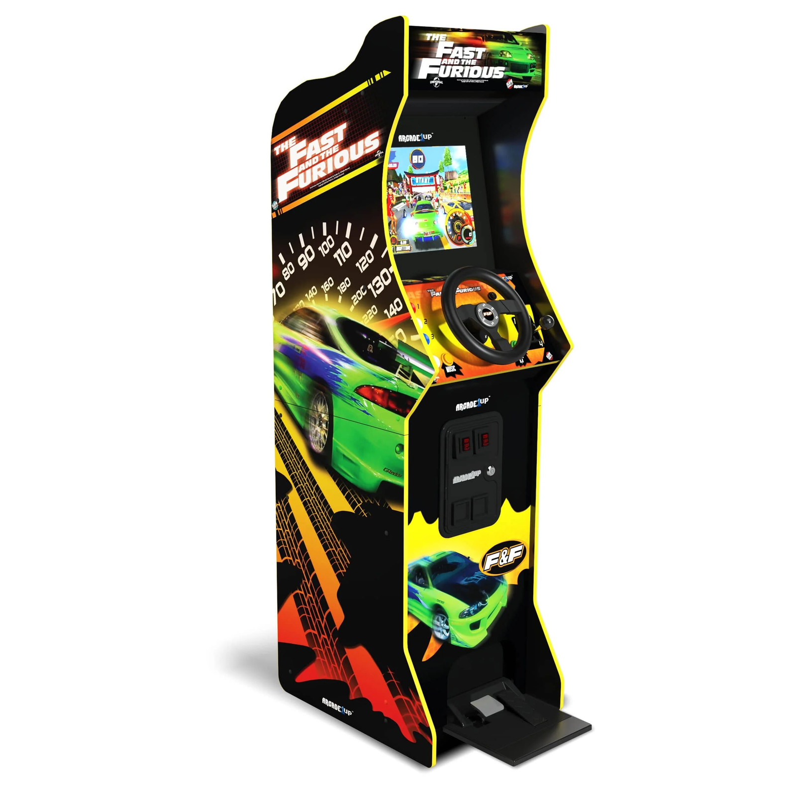 Fast & Furious Deluxe Arcade Game – 5ft Cabinet, 2 Games, 17″ LCD Screen