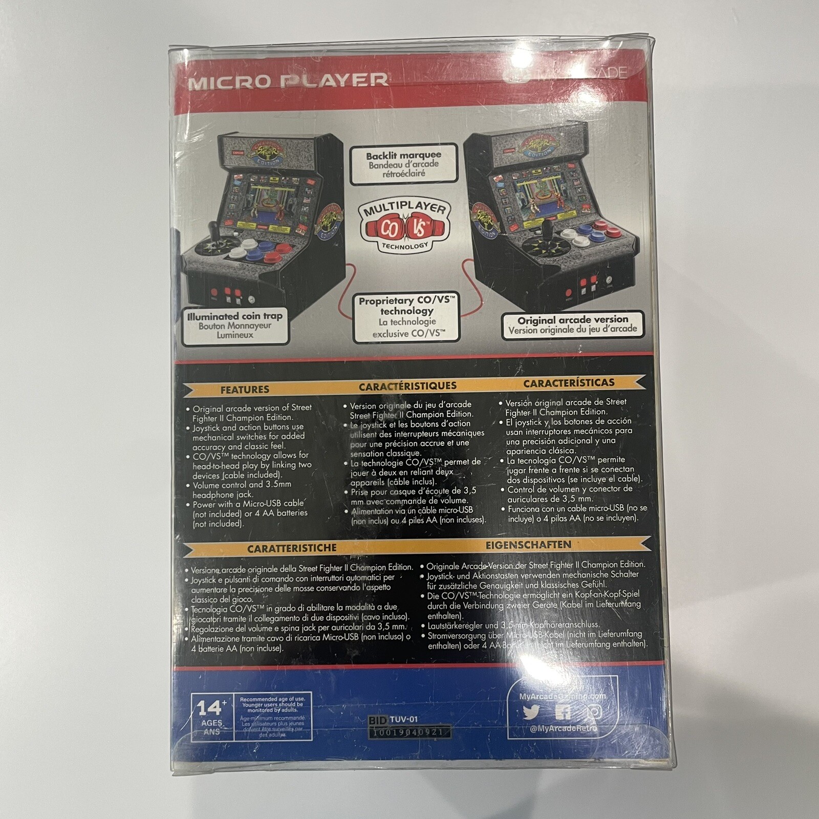 My Arcade Street Fighter II 2 Champion Edition Micro Player Retro Arcade