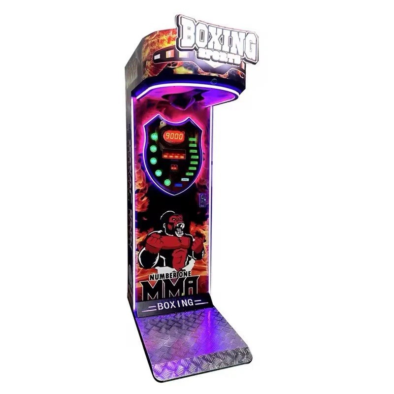 Boxer Machine boxing machine Arcade Game With Bill Acceptor And Coin Mechanism