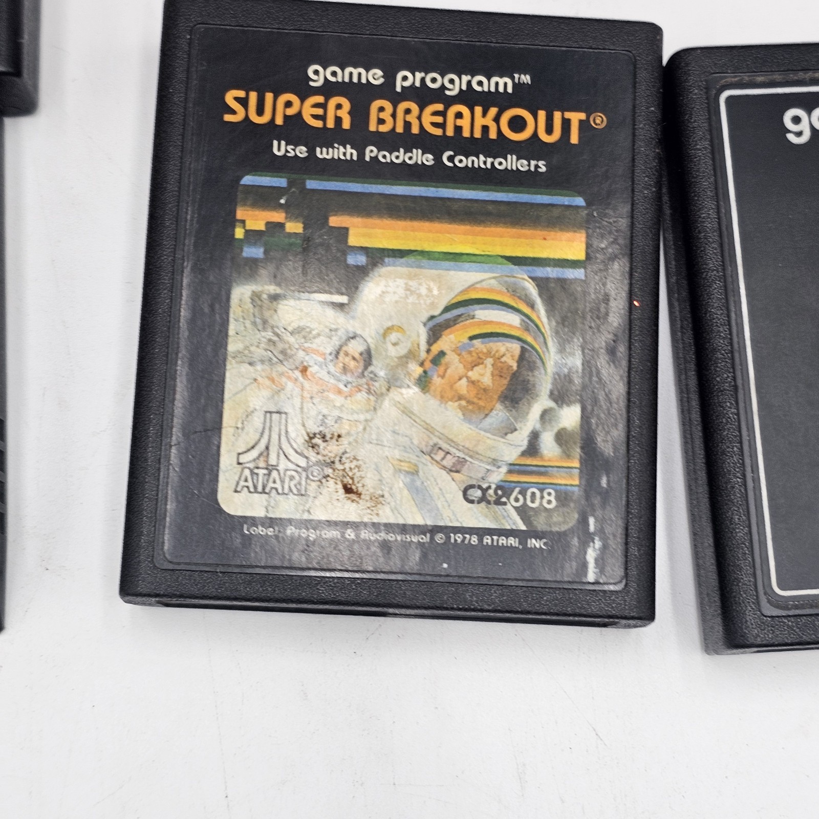 Sears Tele-Games Video Arcade Atari 2600 Box w/ 10 Game Cartridges