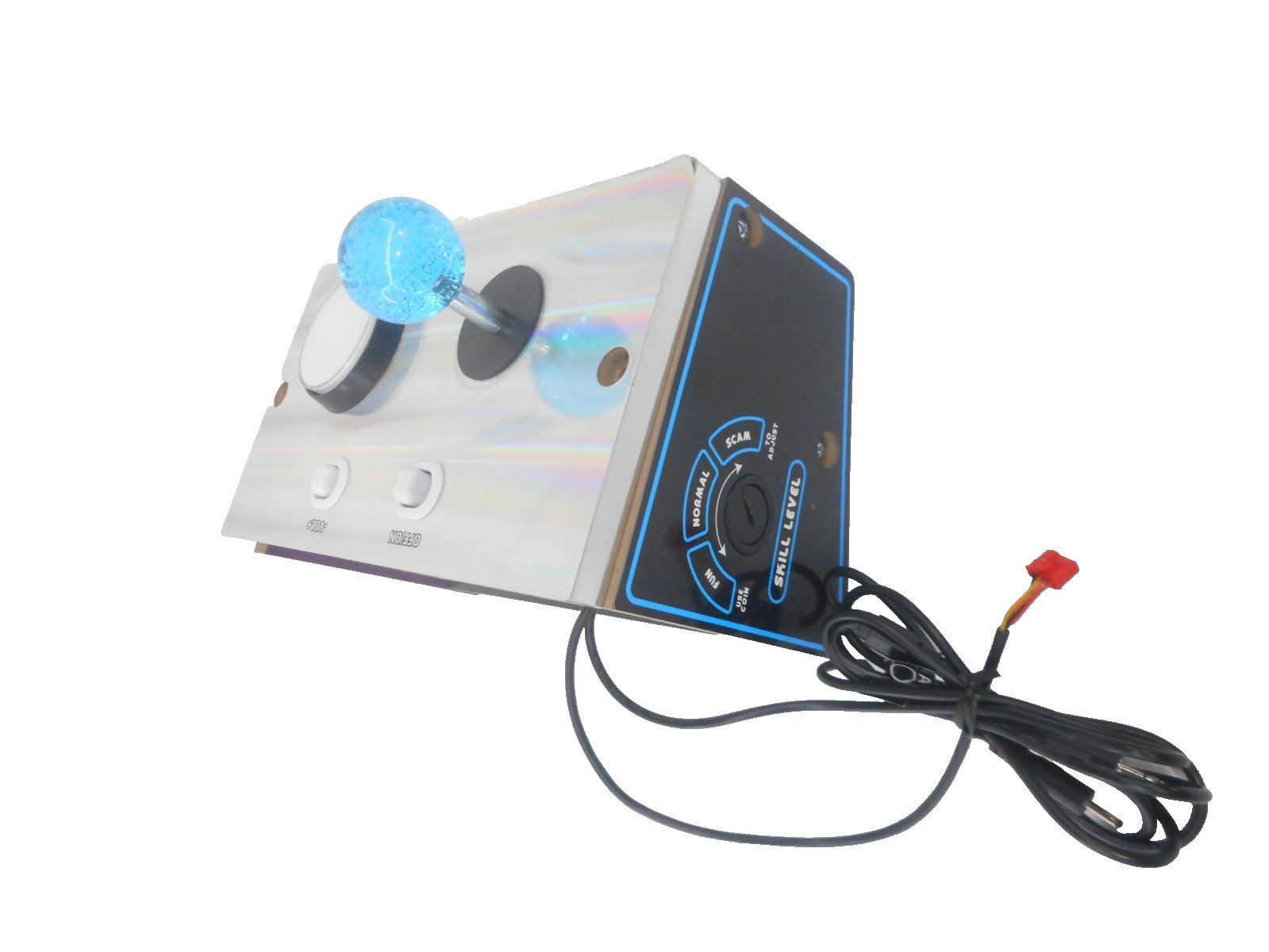 Arcade1Up Full-Size Claw Machine Light-Up Marquee Arcade Prizes ,Control Deck ON