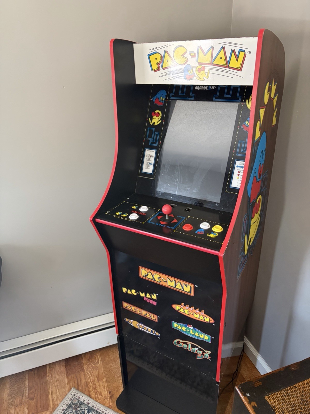 Arcade1Up Pacman 40th Anniversary Edition Gaming Cabinet Machine W/ SE Riser