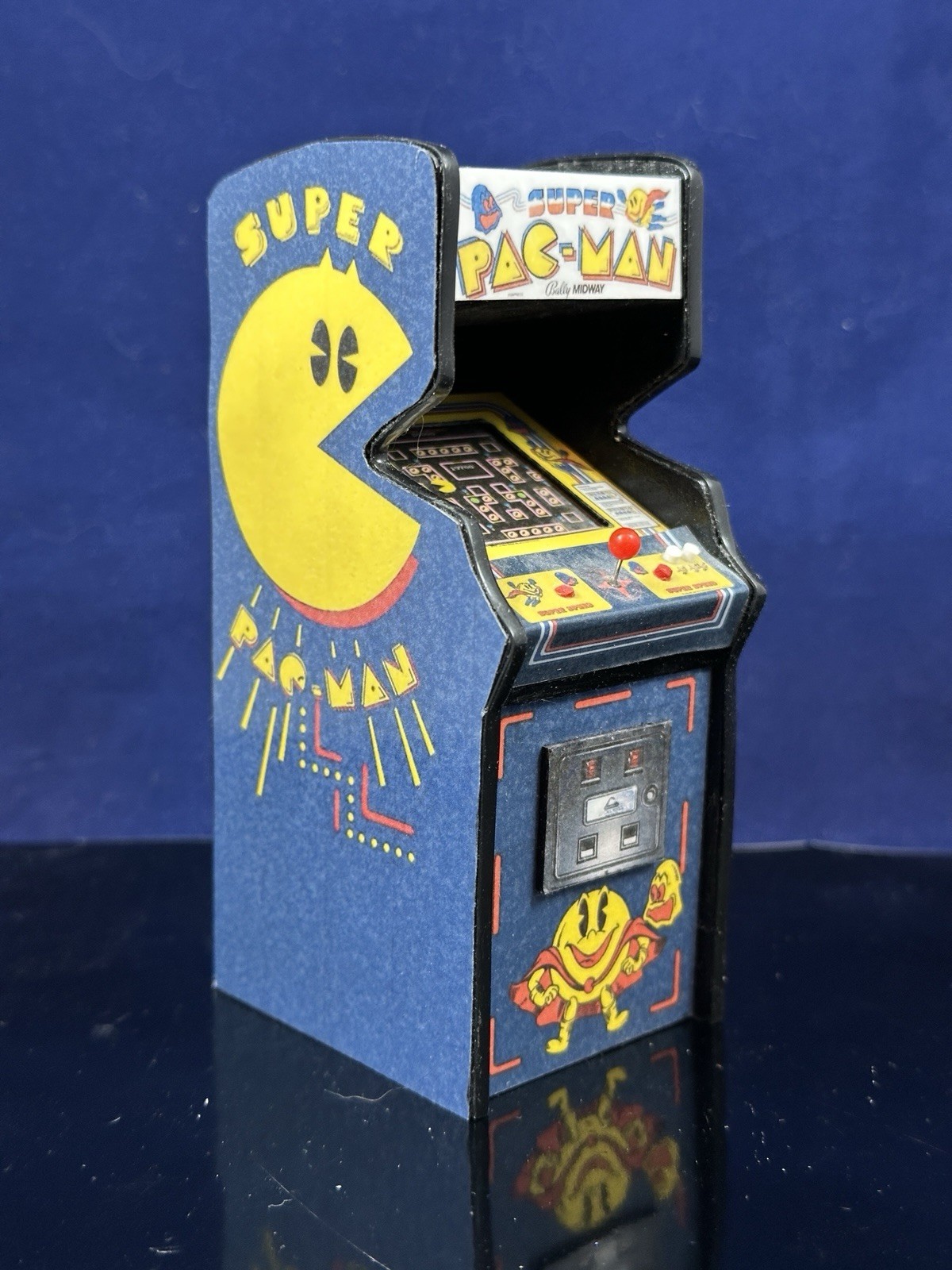 Custom Mini Arcade Machine Model (1:18 Scale): Super PAC Man