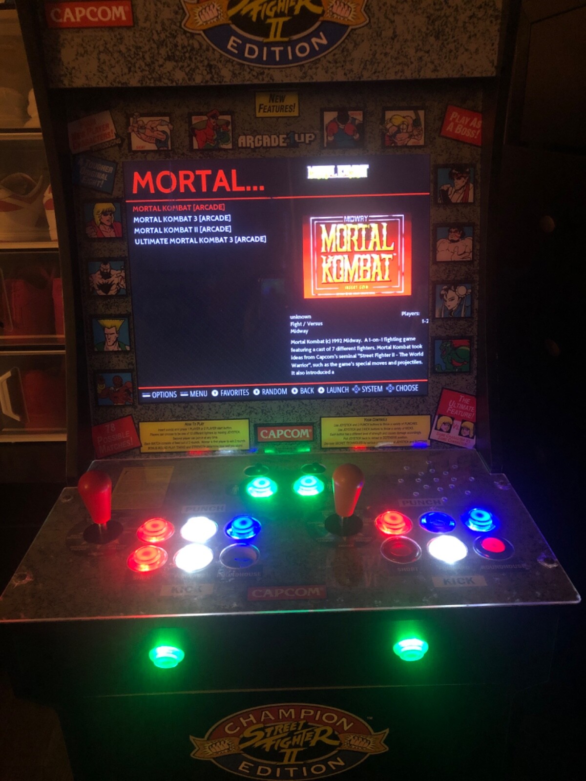 Arcade1Up Street Fighter 2 Retro Machine – 6658