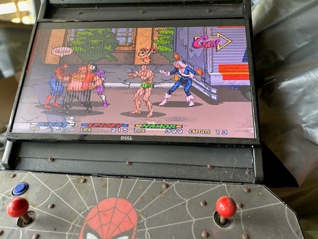 Spider-Man The Video Game Full Size Coin-Op Arcade Machine