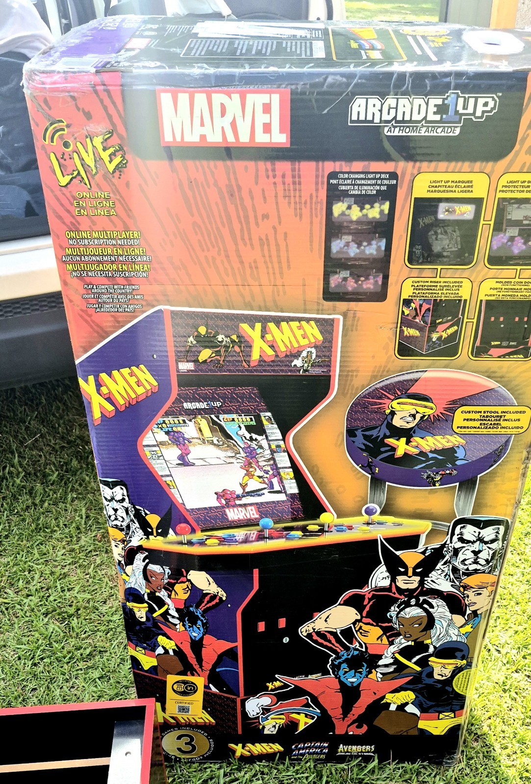Arcade1Up Marvel X-Men Live At Home Arcade Machine / Home Arcade Cabinet, Repro