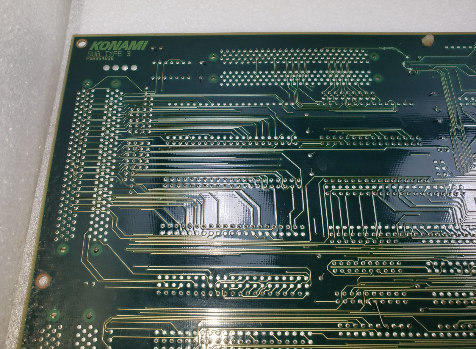 Konami System GX SUB PCB TYPE 3 PWB 354836A Video Arcade Game