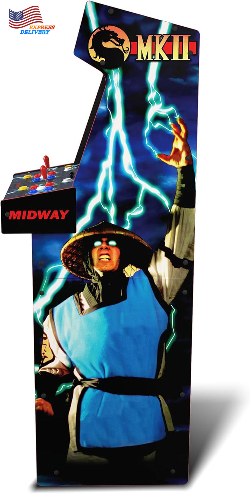 Mortal Kombat II Deluxe Arcade Machine FREE SHIPPING USA