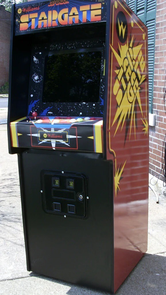 Stargate Coin Op Arcade Game- All New Parts, LCD Monitor, Free Curbside Delivery