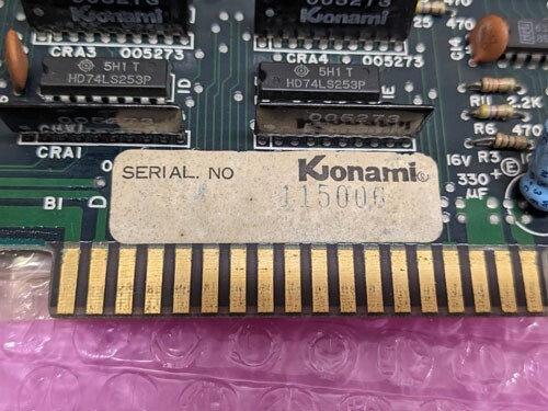 Used Finalizer Arcade board Konami with Instructions From Japan