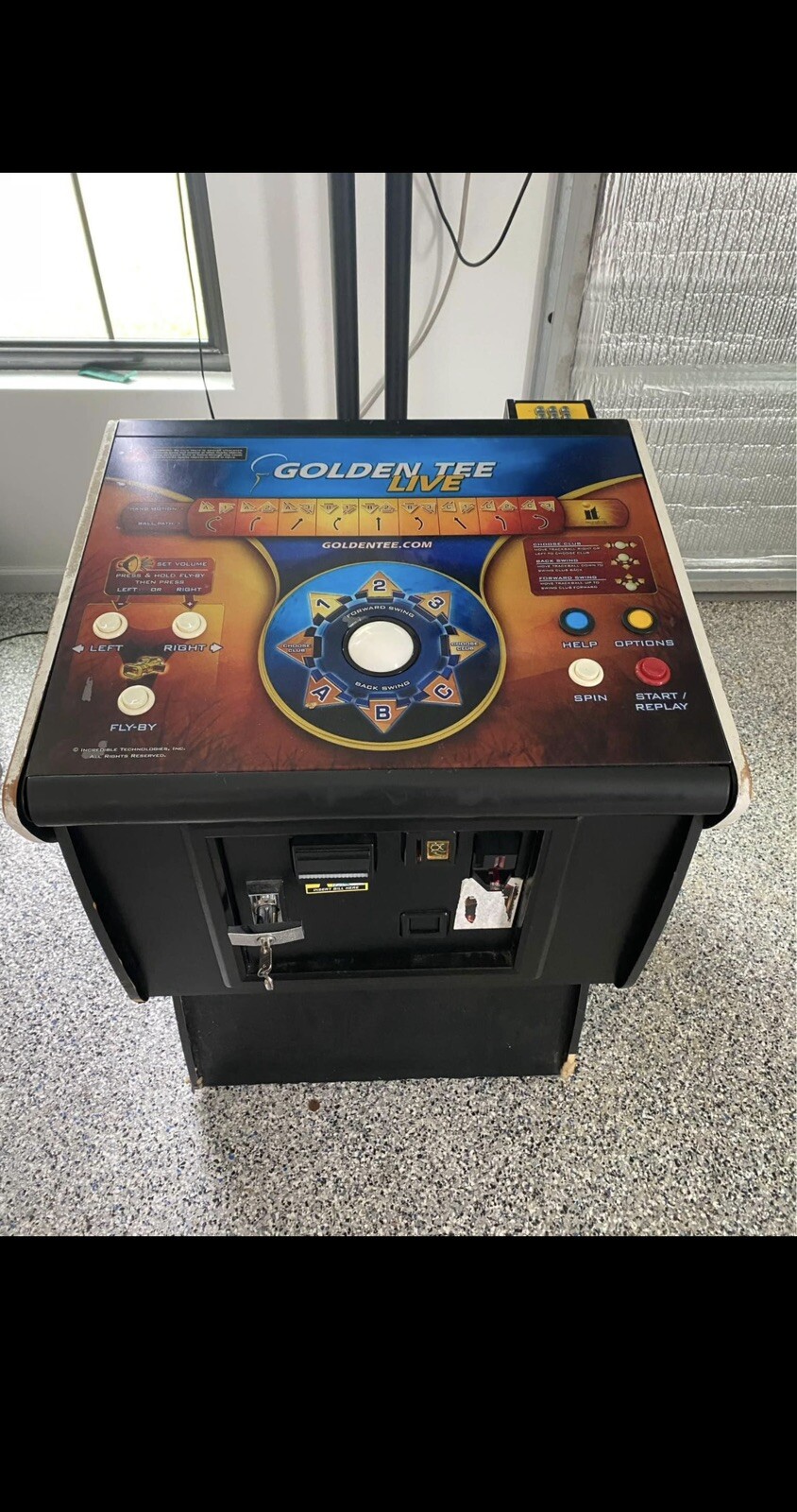 2022 Golden Tee Pedestal by Incredible Technologies COIN-OP Arcade Video Game