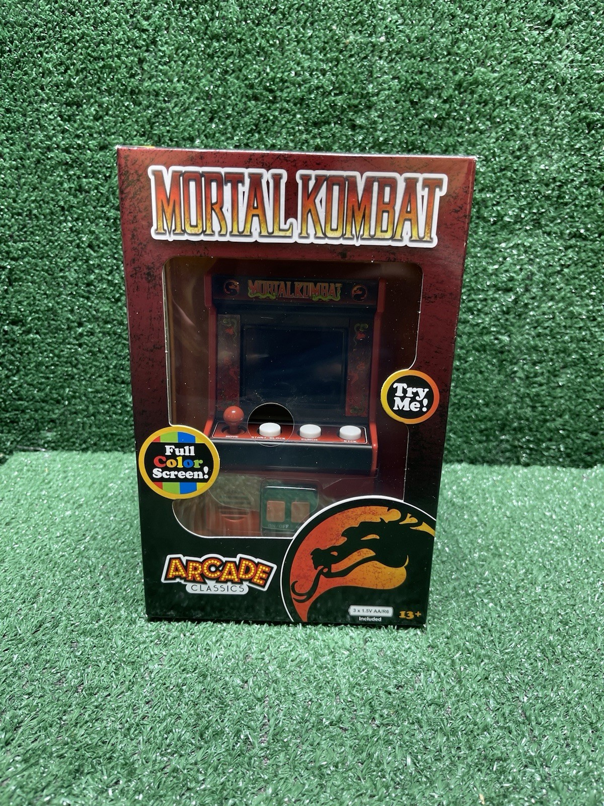 Mortal Combat Classic Mini Arcade Classics Basic Fun 90’s Video Game WB New.