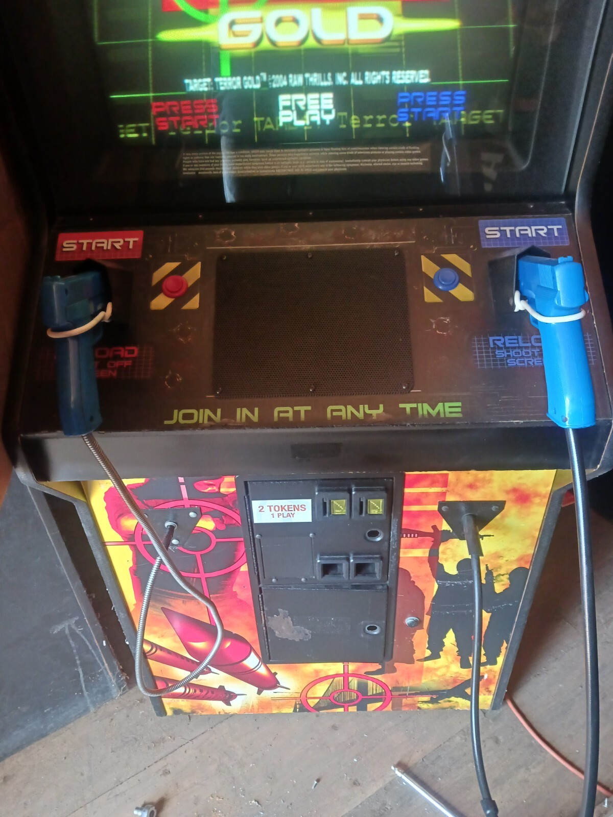 Target Terror Coin-op Arcade Machine By Raw Thrills
